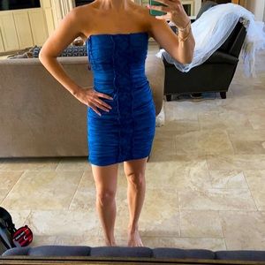 NWT BCBG Maxazria strapless body con dress